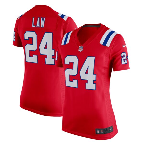 Ty Law New England Patriots Nike Women’s Retired Game Jersey – Red
