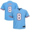 Will Levis Tennessee Titans Nike Toddler Alternate Oilers Throwback Game Jersey – Light Blue
