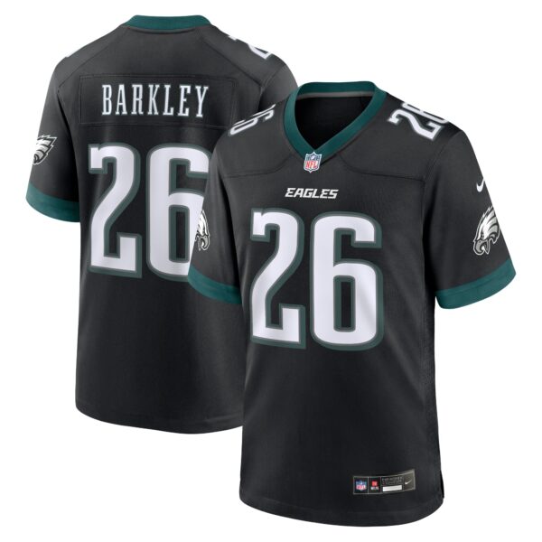 Saquon Barkley Philadelphia Eagles Nike Alternate Game Jersey – Black