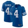 Sam Ehlinger Indianapolis Colts Nike Game Player Jersey – Blue