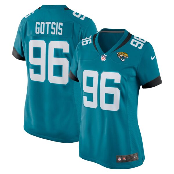 Adam Gotsis Jacksonville Jaguars Nike Women’s Game Jersey – Teal