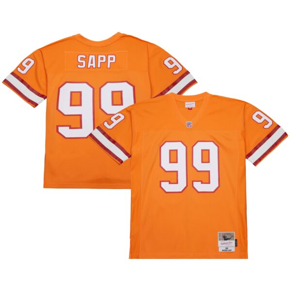 Warren Sapp Tampa Bay Buccaneers Mitchell & Ness 1995 Legacy Jersey – Orange