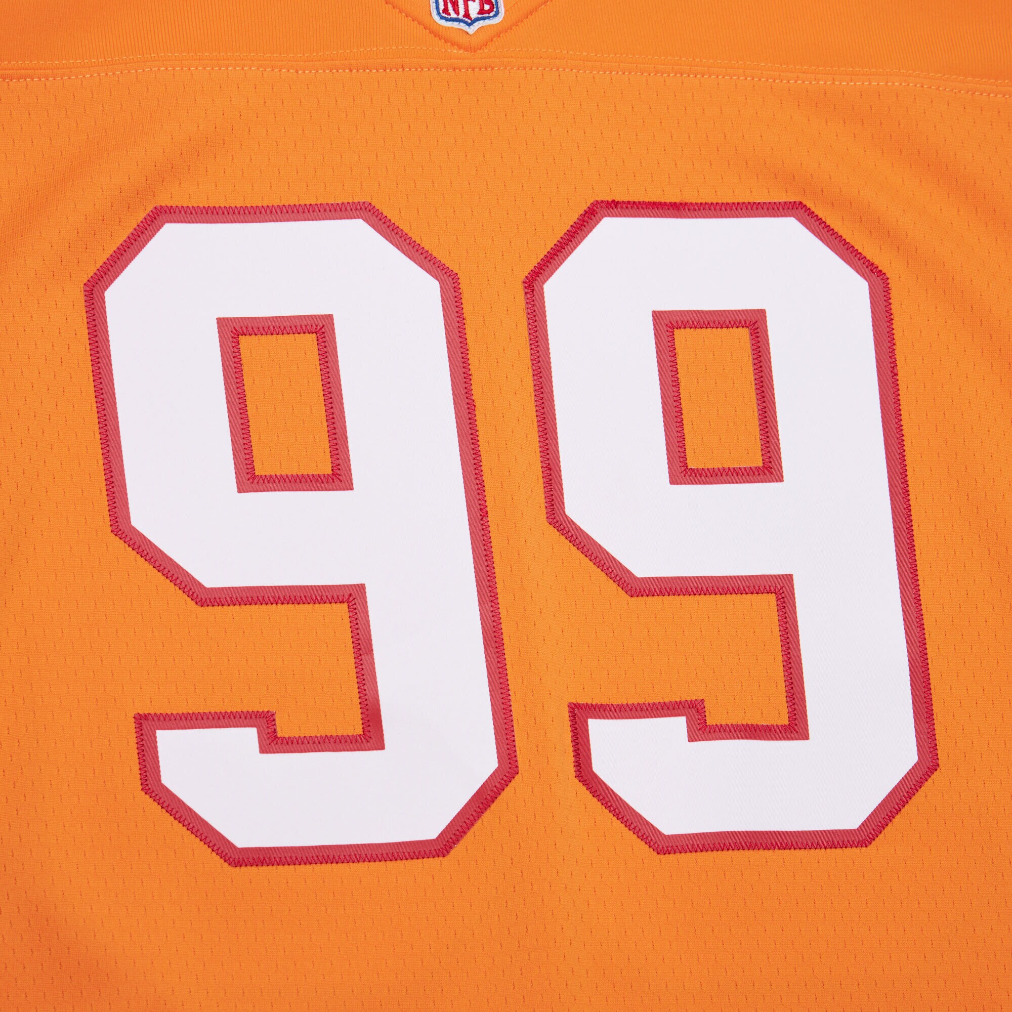 Warren Sapp Tampa Bay Buccaneers Mitchell & Ness 1995 Legacy Jersey – Orange - Image 2