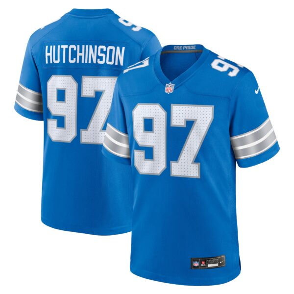 Aidan Hutchinson Detroit Lions Nike Game Jersey – Blue