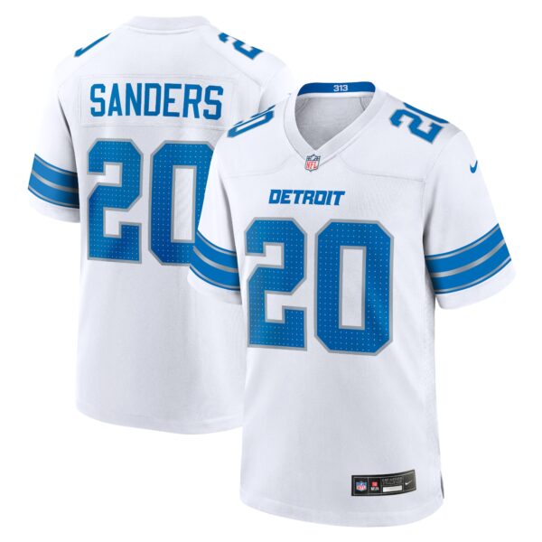 Barry Sanders Detroit Lions Nike Retired Player Game Jersey – White