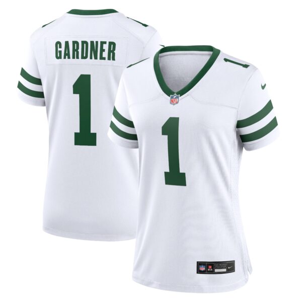 Ahmad Sauce Gardner New York Jets Nike Women’s Game Jersey – Legacy White