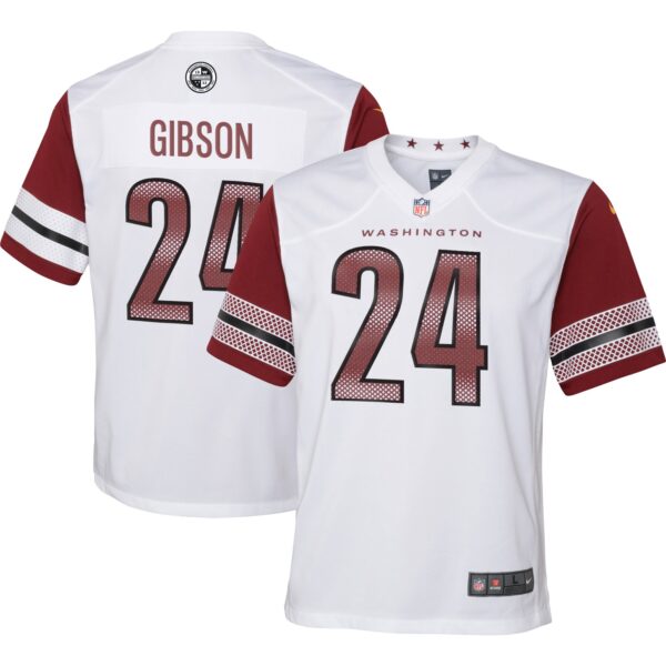 Antonio Gibson Washington Commanders Nike Youth Game Jersey – White