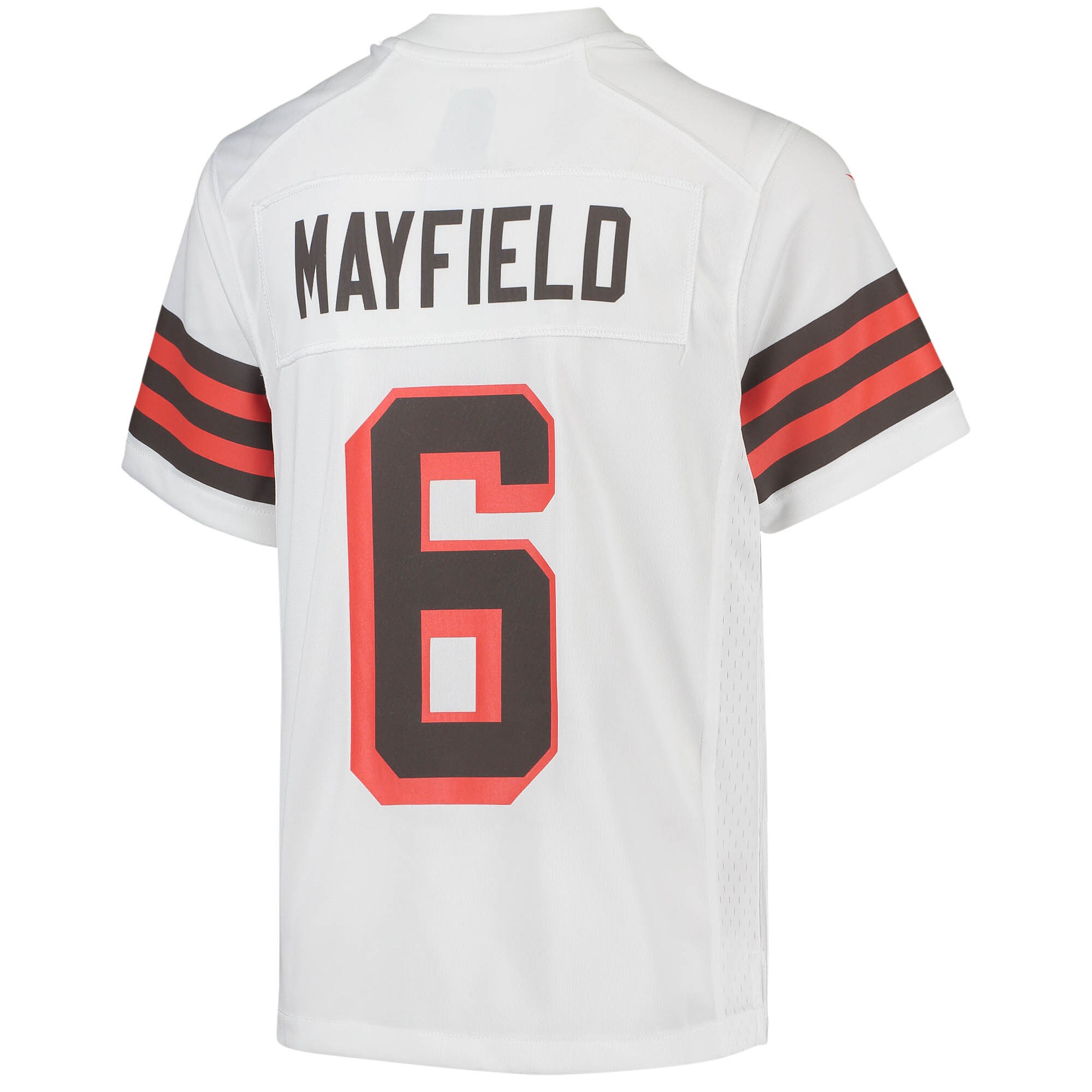 Baker Mayfield Cleveland Browns Nike Youth 1946 Collection Alternate Game Jersey – White - Image 3