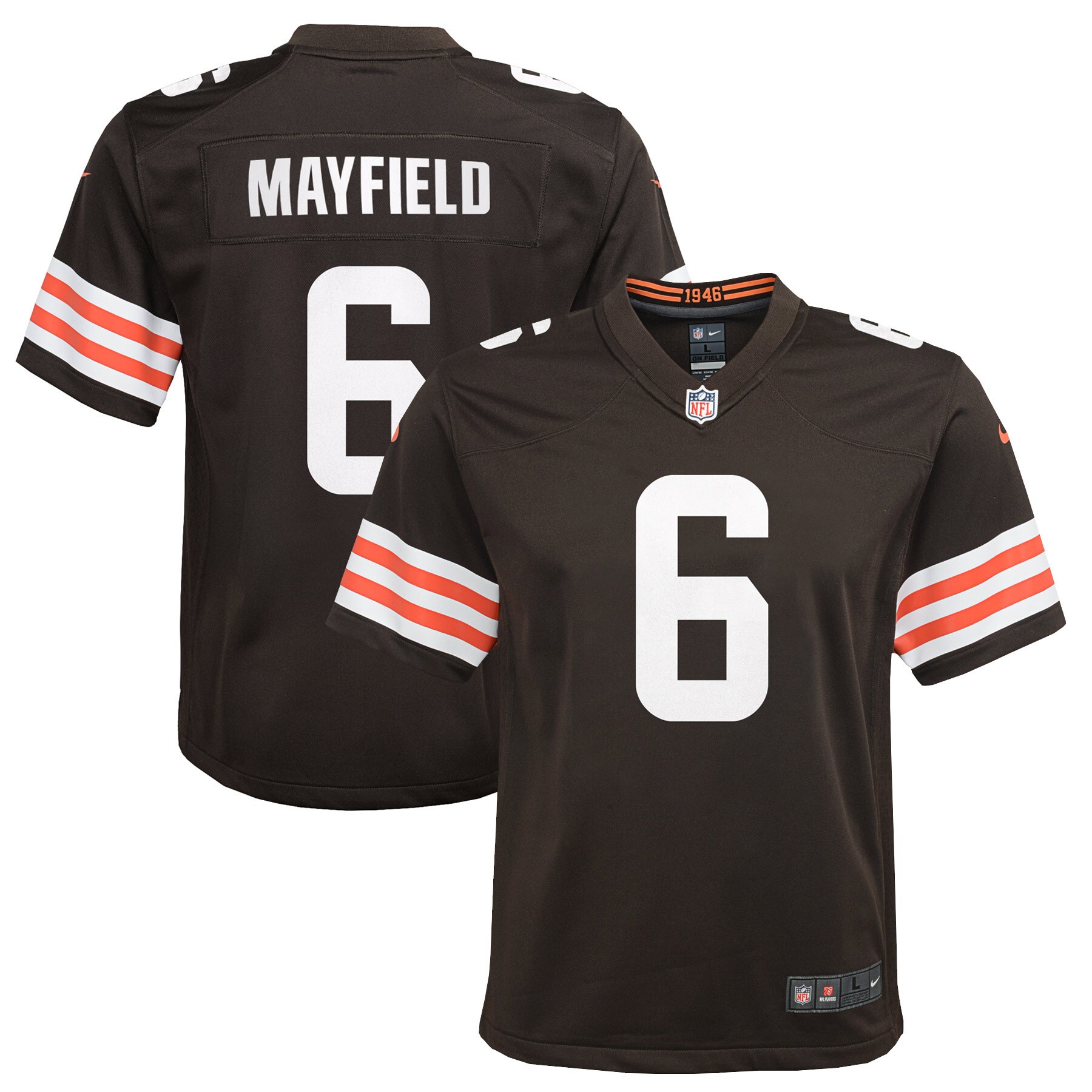 Baker Mayfield Cleveland Browns Nike Youth Game Player Jersey – Brown