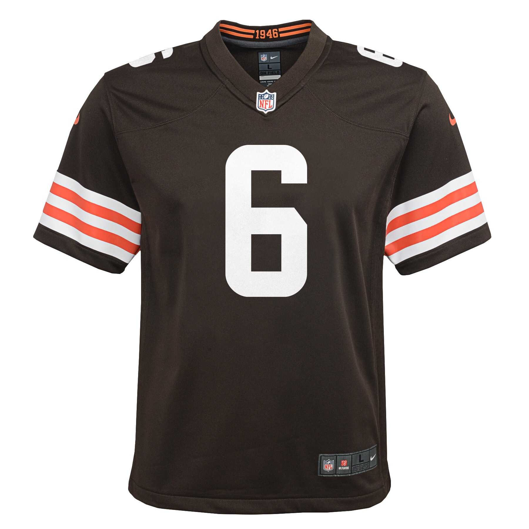 Baker Mayfield Cleveland Browns Nike Youth Game Player Jersey – Brown - Image 2