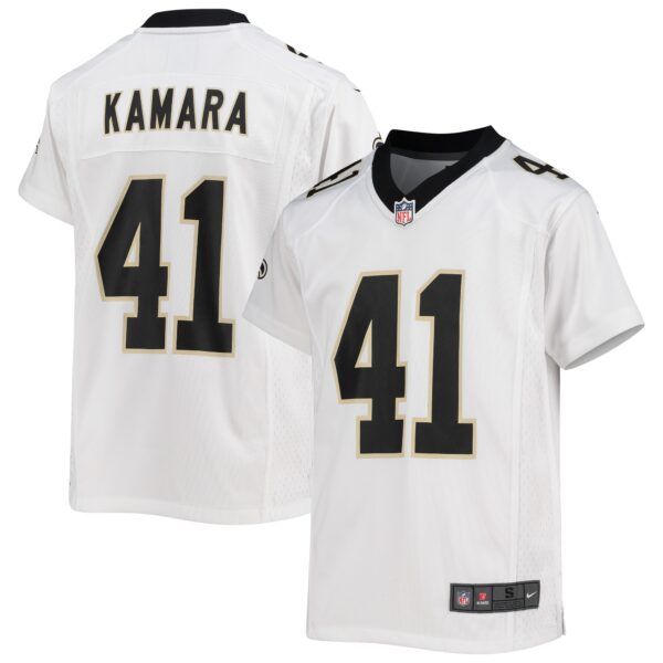 Alvin Kamara New Orleans Saints Nike Youth Game Jersey – White