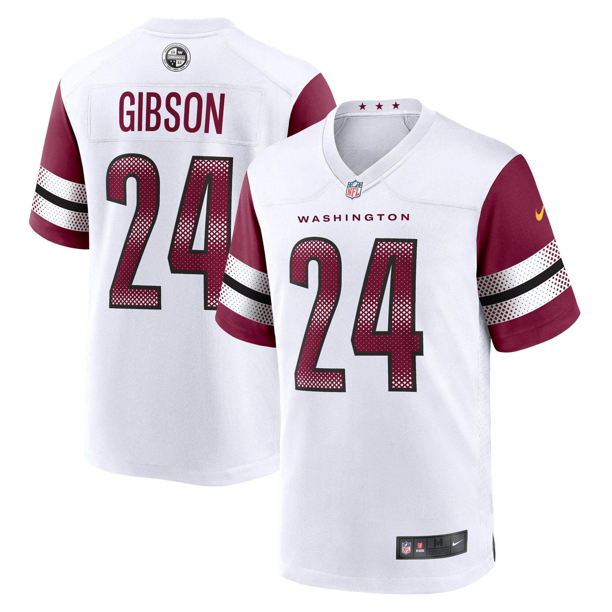 Antonio Gibson Washington Commanders Nike Game Jersey – White