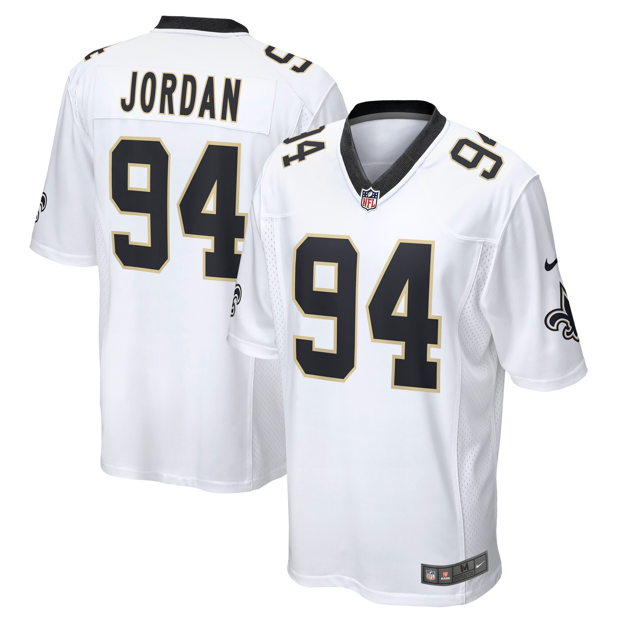 Cameron Jordan New Orleans Saints Nike Game Jersey – White