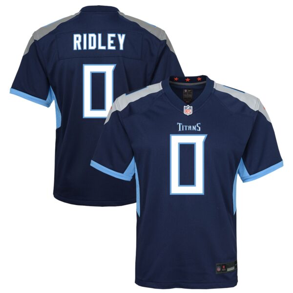 Calvin Ridley Tennessee Titans Nike Youth Team Game Jersey – Navy