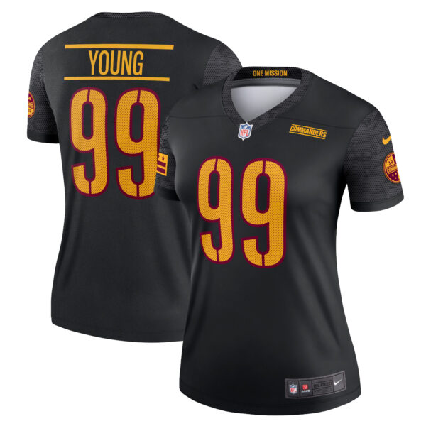 Chase Young Washington Commanders Nike Women’s Alternate Legend Jersey – Black