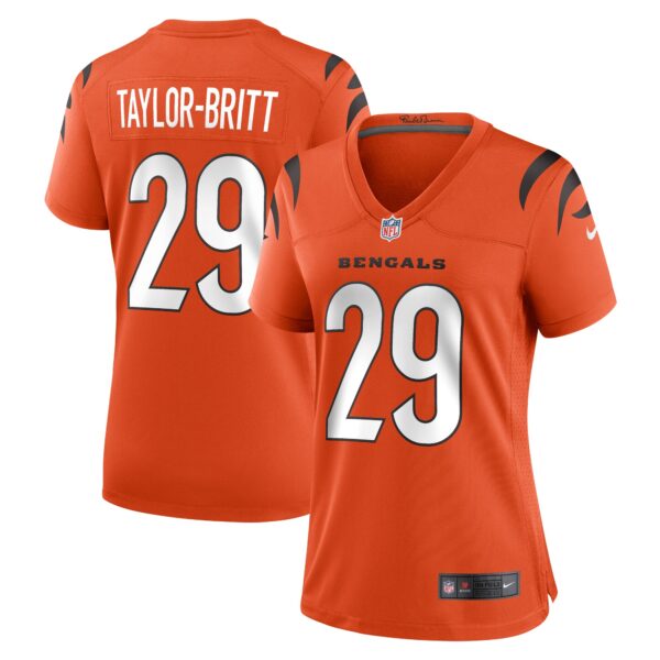 Cam Taylor-Britt Cincinnati Bengals Nike Women’s Alternate Game Jersey – Orange
