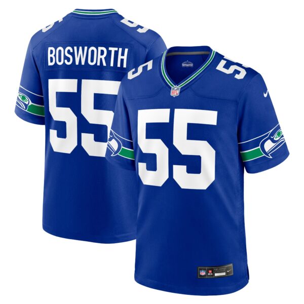 Brian Bosworth Seattle Seahawks Nike Throwback Retired Player Game Jersey – Royal
