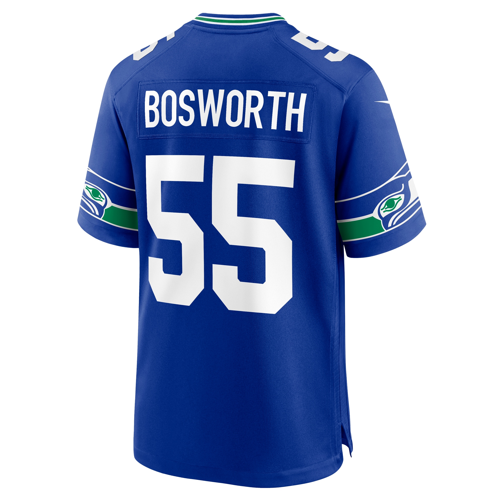 Brian Bosworth Seattle Seahawks Nike Throwback Retired Player Game Jersey – Royal - Image 2