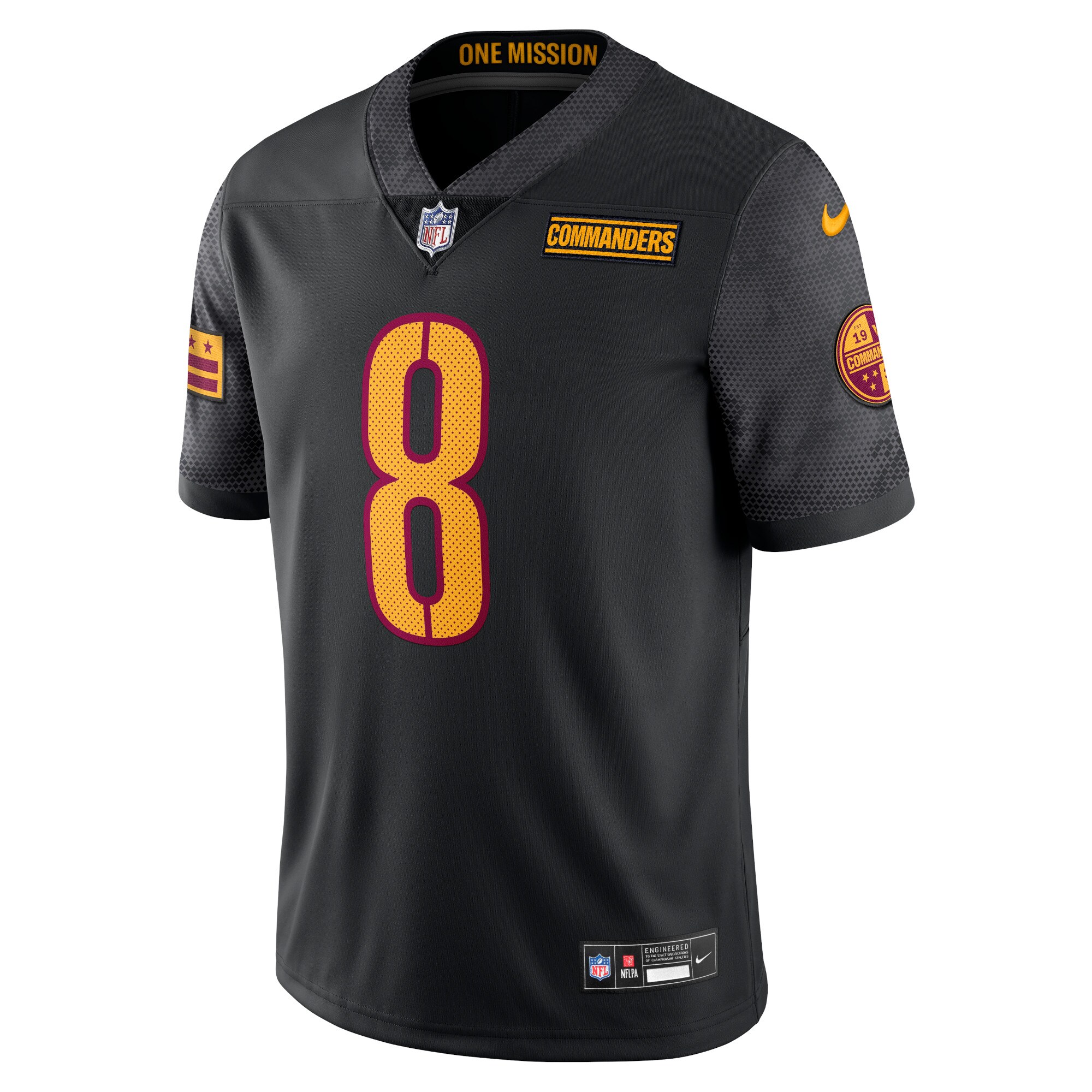 Brian Robinson Jr. Washington Commanders Nike Vapor Untouchable Limited Jersey – Black - Image 2
