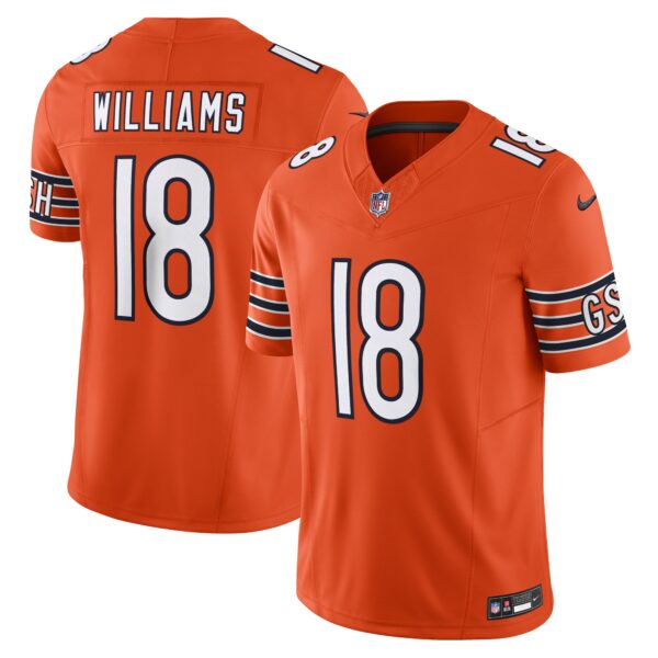 Caleb Williams Chicago Bears Nike Vapor F.U.S.E. Limited Jersey – Orange