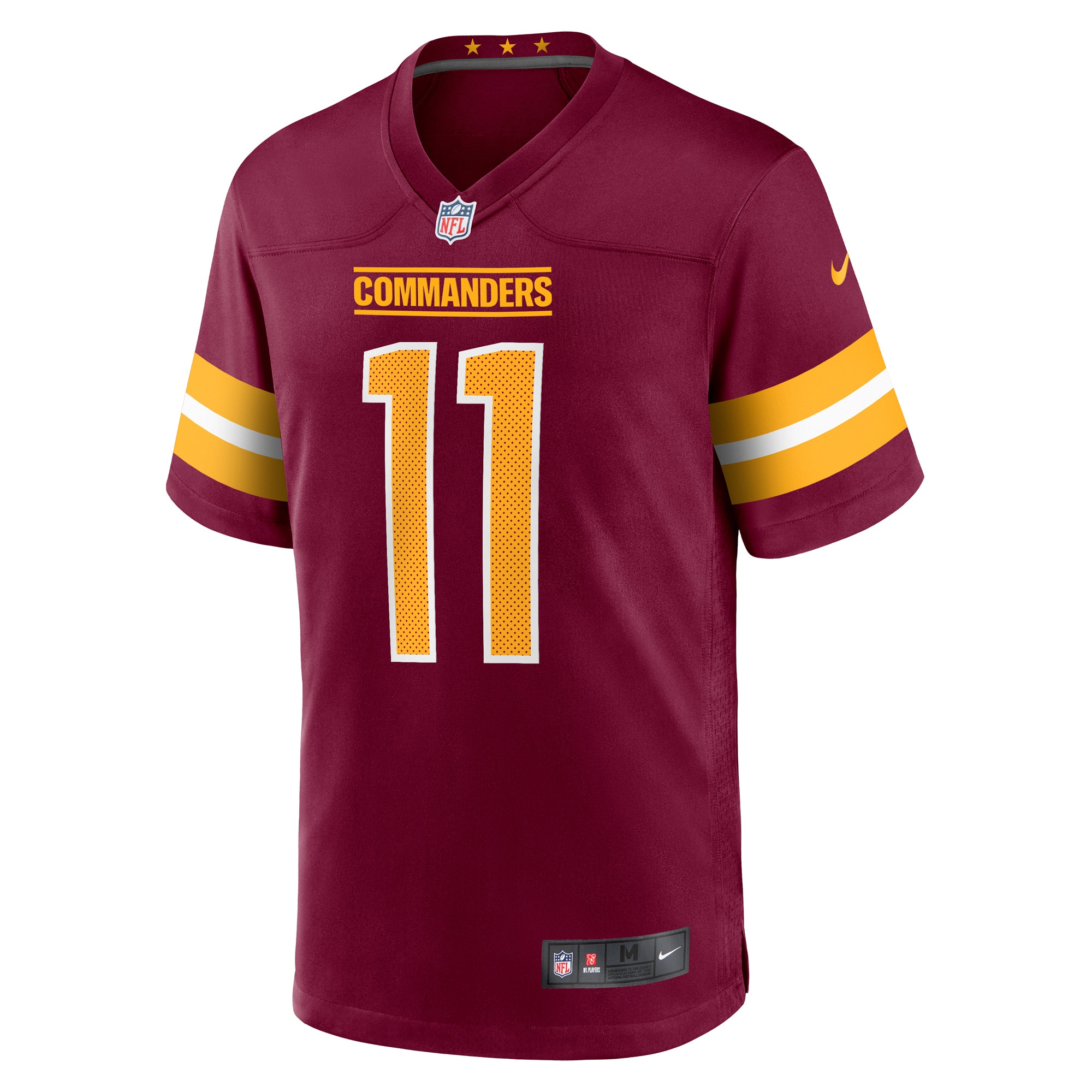 Carson Wentz Washington Commanders Nike Game Jersey – Burgundy - Image 2