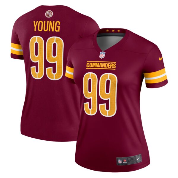 Chase Young Washington Commanders Nike Women’s Legend Jersey – Burgundy