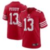Brock Purdy San Francisco 49ers Nike Game Player Jersey – Scarlet