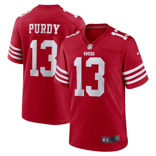 Brock Purdy San Francisco 49ers Nike Game Player Jersey – Scarlet