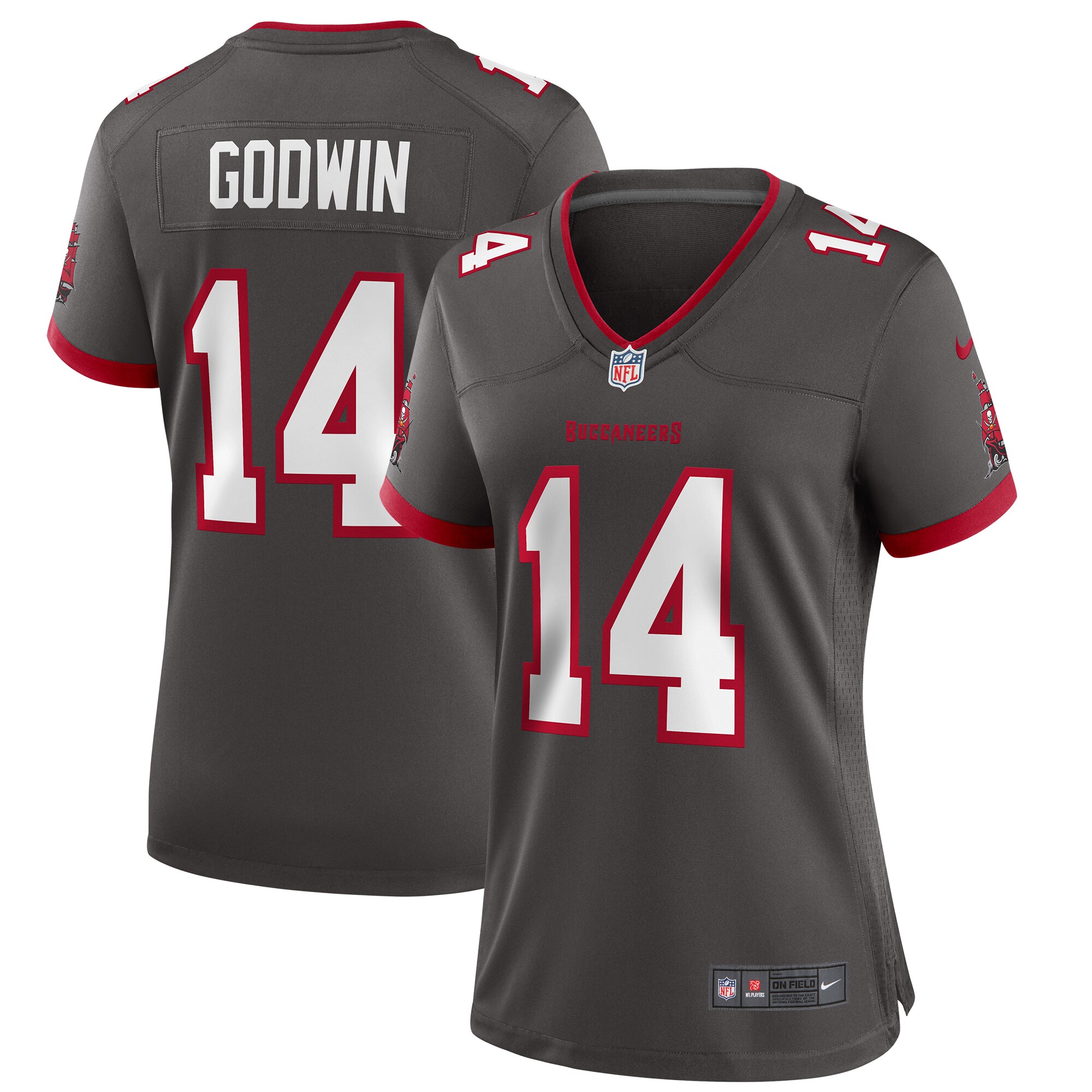 Chris Godwin Tampa Bay Buccaneers Nike Women’s Alternate Game Jersey – Pewter