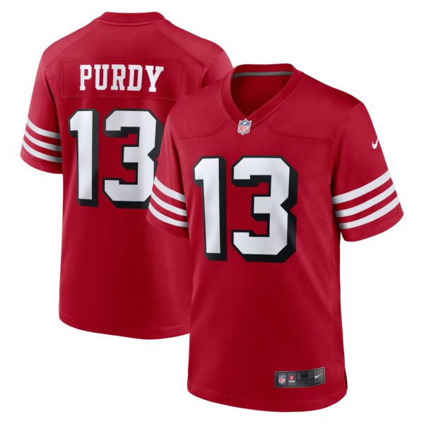 Brock Purdy San Francisco 49ers Nike Alternate Game Player Jersey – Scarlet