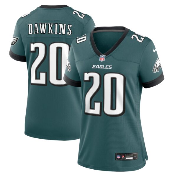 Brian Dawkins Philadelphia Eagles Nike Women’s Retired Player Game Jersey – Midnight Green
