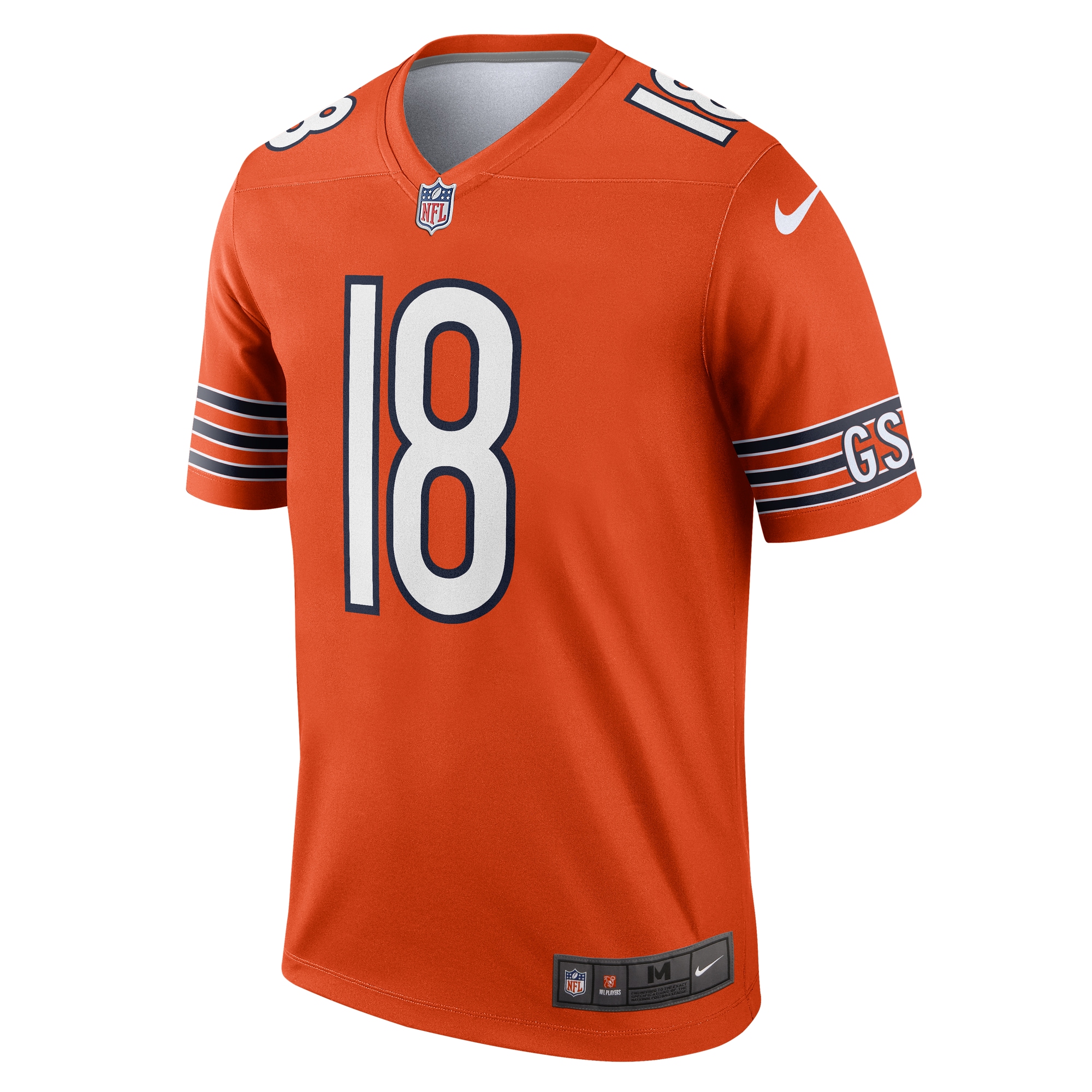Caleb Williams Chicago Bears Nike Alternate Legend Player Performance Top – Orange - Image 2