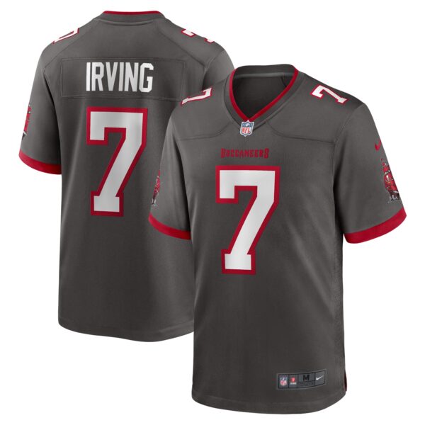 Bucky Irving Tampa Bay Buccaneers Nike Alternate Game Jersey – Pewter