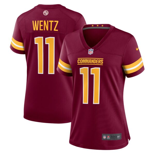 Carson Wentz Washington Commanders Nike Women’s Game Jersey – Burgundy