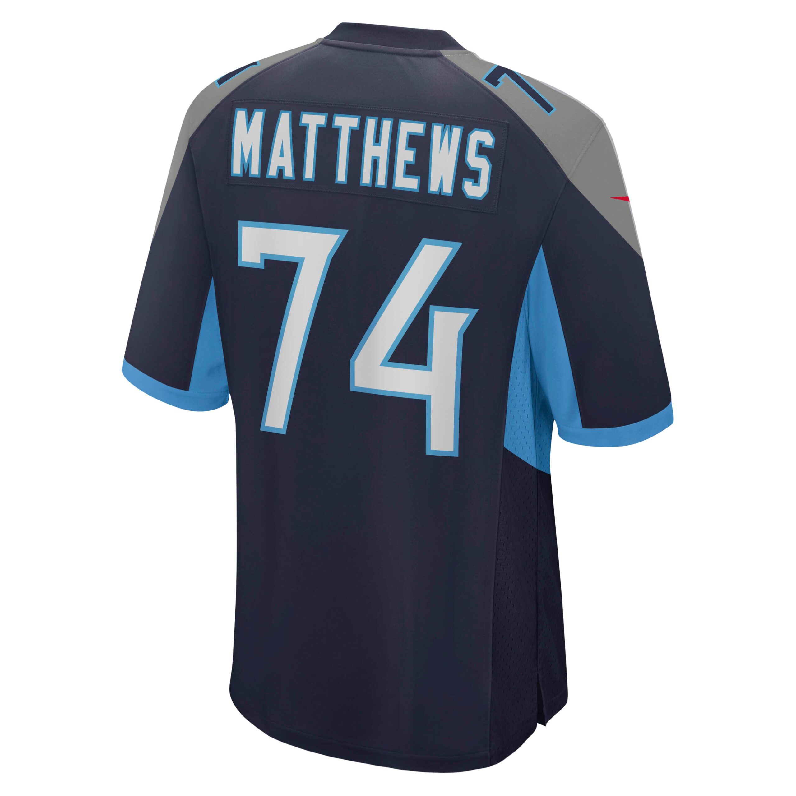 Bruce Matthews Tennessee Titans Nike Retired Player Jersey – Navy - Image 3