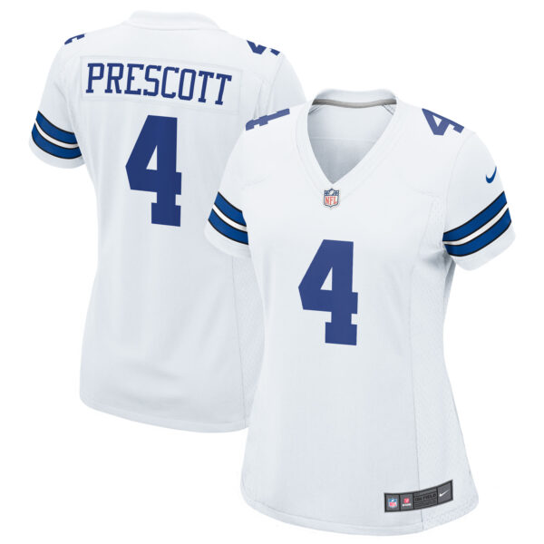 Dak Prescott Dallas Cowboys Nike Women’s Team Game Jersey – White