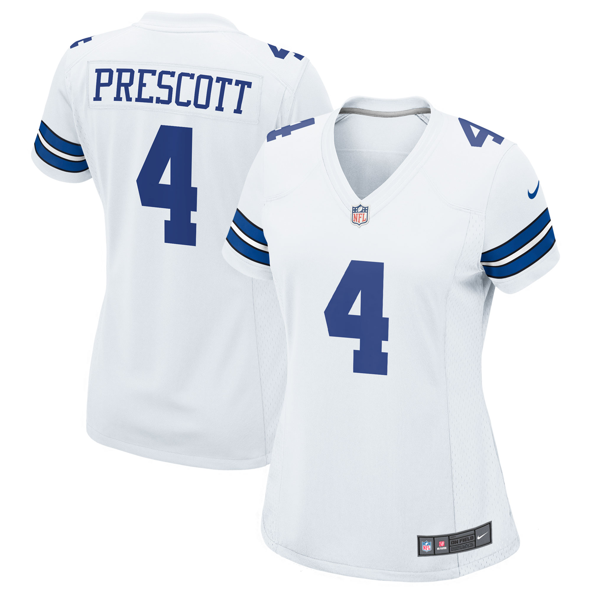 Dak Prescott Dallas Cowboys Nike Women’s Team Game Jersey – White