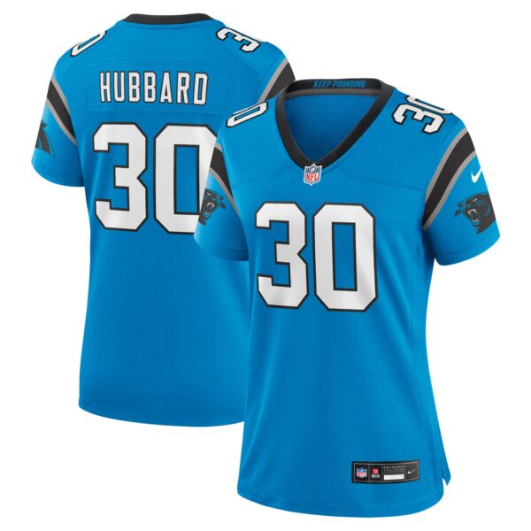 Chuba Hubbard Carolina Panthers Nike Women’s Alternate Game Jersey – Blue