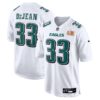 Cooper DeJean Philadelphia Eagles Nike Super Bowl LIX Fashion Game Jersey – Tundra White