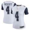 Dak Prescott Dallas Cowboys Nike Women’s Color Rush Legend Player Jersey – White
