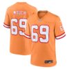 Cody Mauch Tampa Bay Buccaneers Nike Throwback Game Jersey – Orange