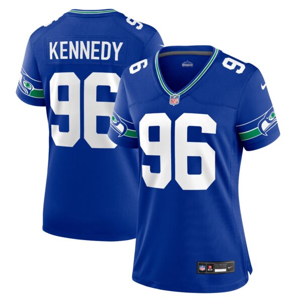Cortez Kennedy Seattle Seahawks Nike Women’s Throwback Player Game Jersey – Royal