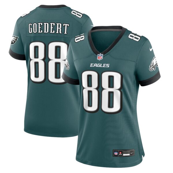 Dallas Goedert Philadelphia Eagles Nike Women’s Team Game Jersey – Midnight Green