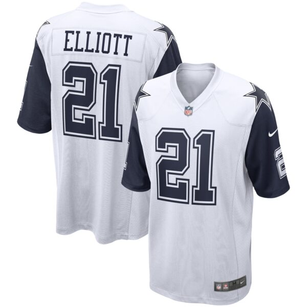 Ezekiel Elliott Dallas Cowboys Nike Alternate Game Jersey – White