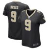 Drew Brees New Orleans Saints Nike Women’s Game Player Jersey – Black