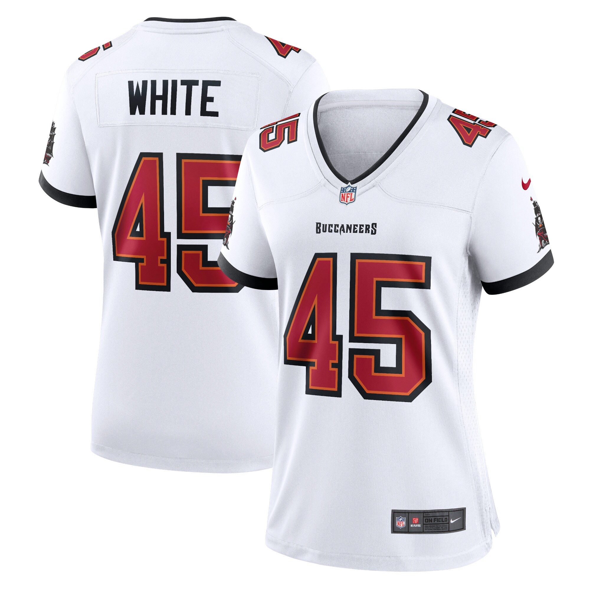 Devin White Tampa Bay Buccaneers Nike Women’s Game Jersey – White
