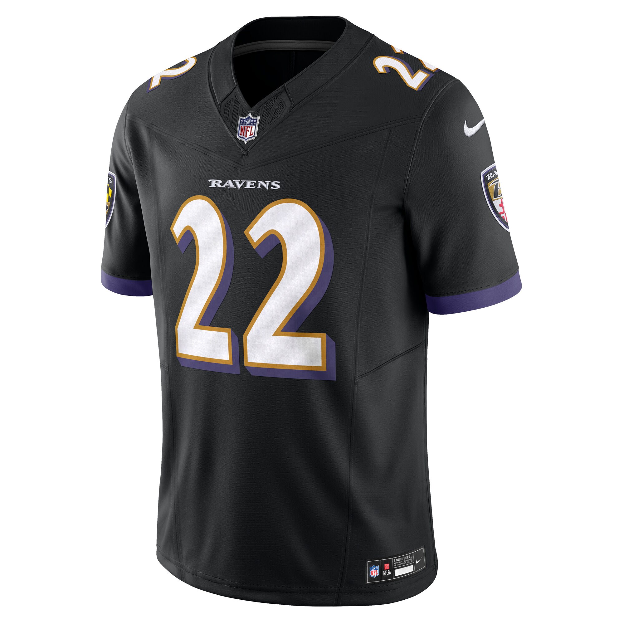 Derrick Henry Baltimore Ravens Nike Vapor F.U.S.E. Limited Jersey – Black - Image 2