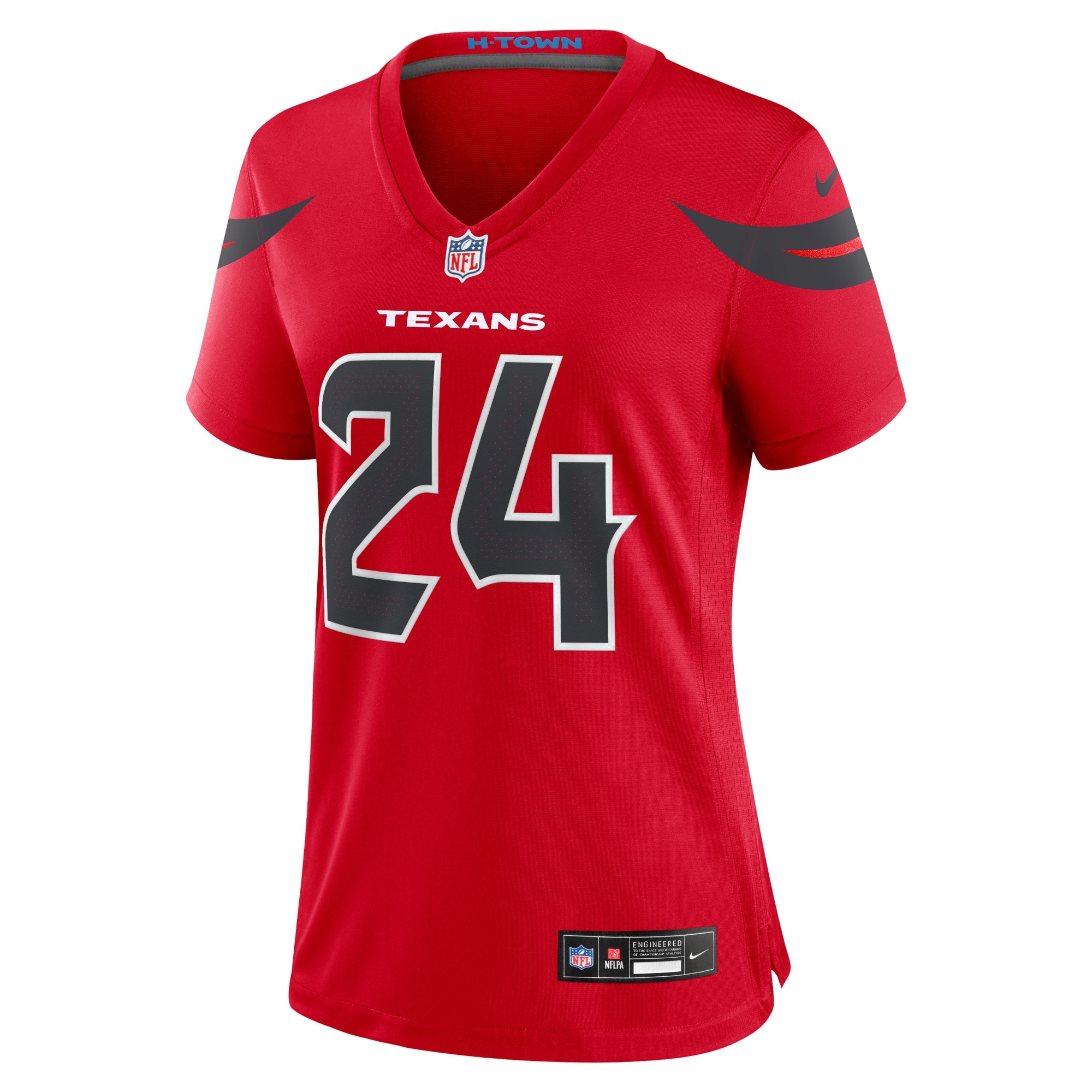 Derek Stingley Jr. Houston Texans Nike Women’s Alternate Game Jersey – Red - Image 2