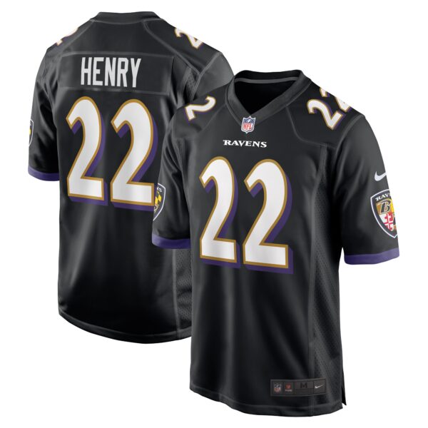 Derrick Henry Baltimore Ravens Nike Alternate Game Jersey – Black