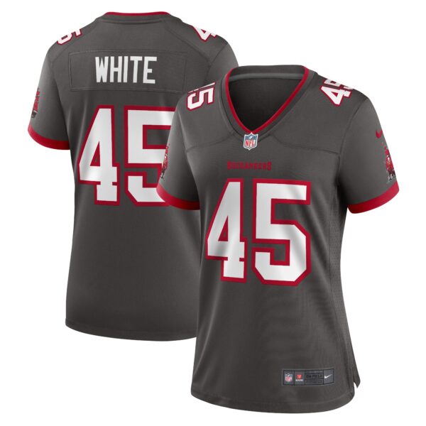 Devin White Tampa Bay Buccaneers Nike Women’s Game Jersey – Pewter